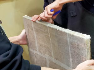 絵画の保存修復作業36